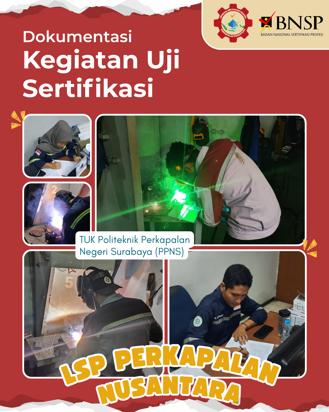 Uji Sertifikasi Okupasi Plate Welder dan Fillet Welder