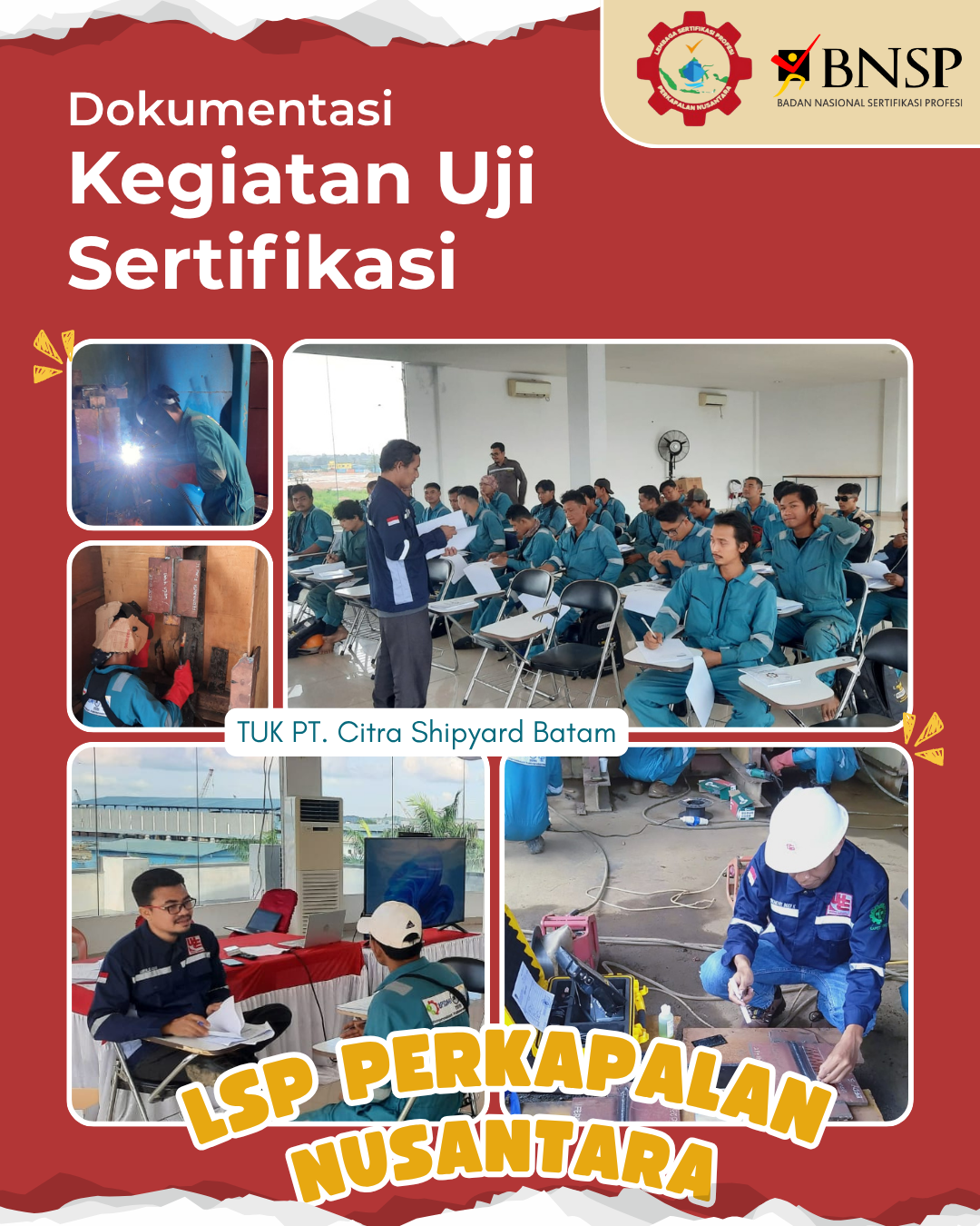 Uji Sertifikasi Okupasi Plate Welder