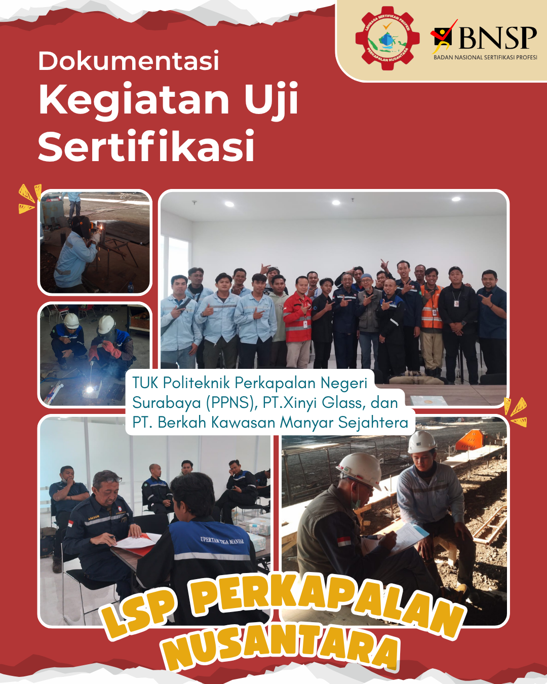 Uji Sertifikasi Okupasi Plate Welder